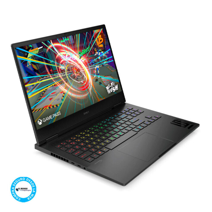 Laptop HP Omen 16-WF008 Gaming, Intel Core i9-13900HX Hasta 5.4 GHz, RAM 16GB, SSD 1TB, Video 8GB NVIDIA RTX 4060, LED 16.1" Full HD, 165Hz, Windows 11 Home